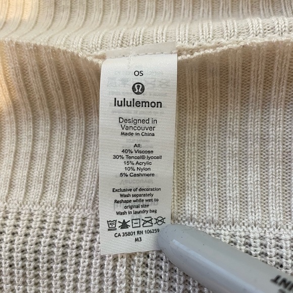 Lululemon Forward Flow Poncho O/S - Picture 7 of 7